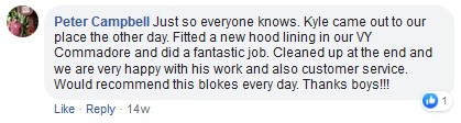 132 hoodlining review