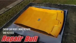 car roof lining repair