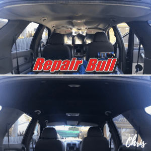 fix roof lining in car